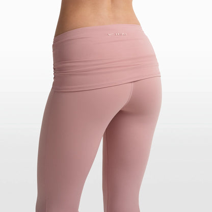 NikeSKIMS MATTE FOLDOVER SLIM FLARE LEGGING | HIMALAYAN