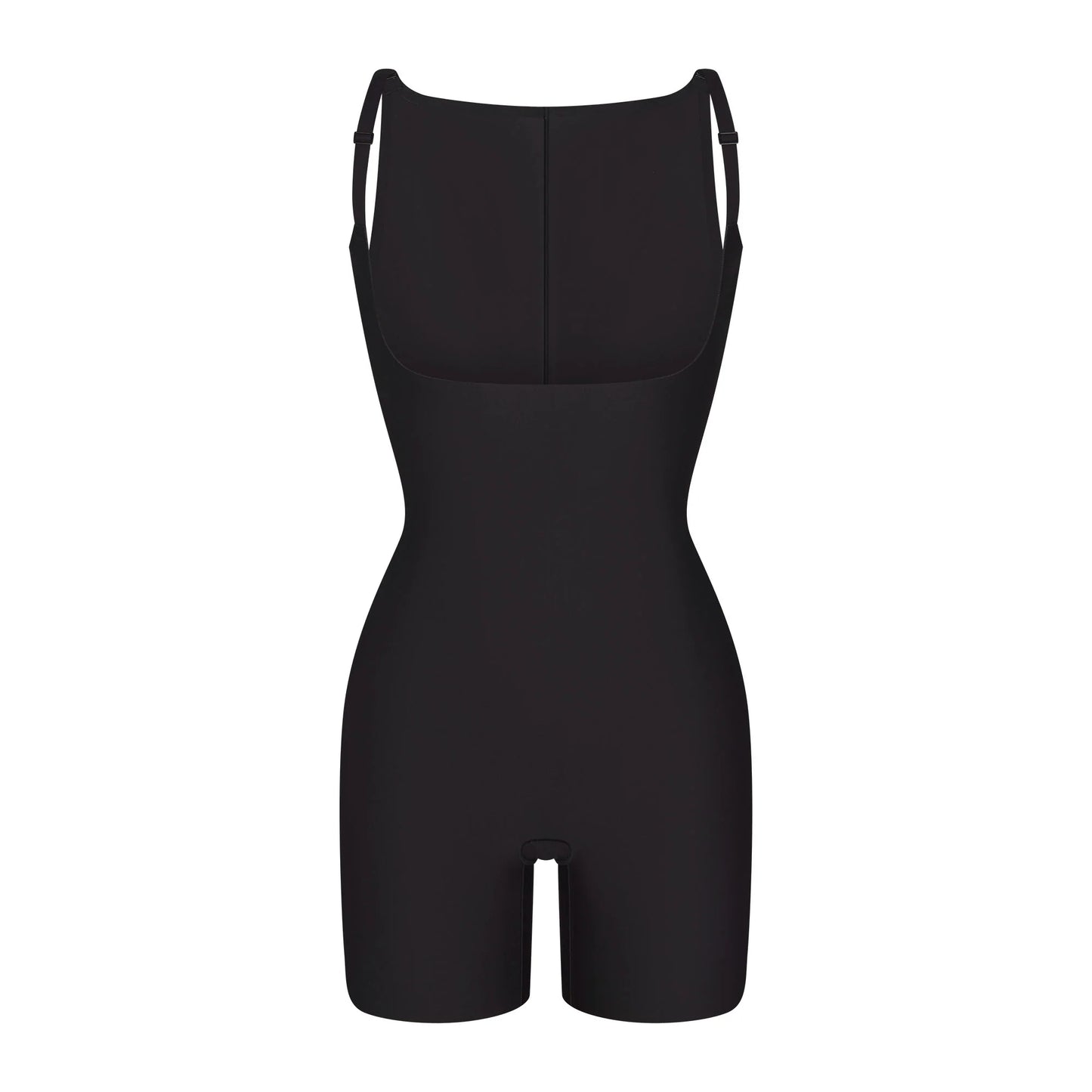 SKIMS BODY CORE SCULPT BACK SMOOTHING OPEN BUST MID THIGH BODYSUIT | ONYX