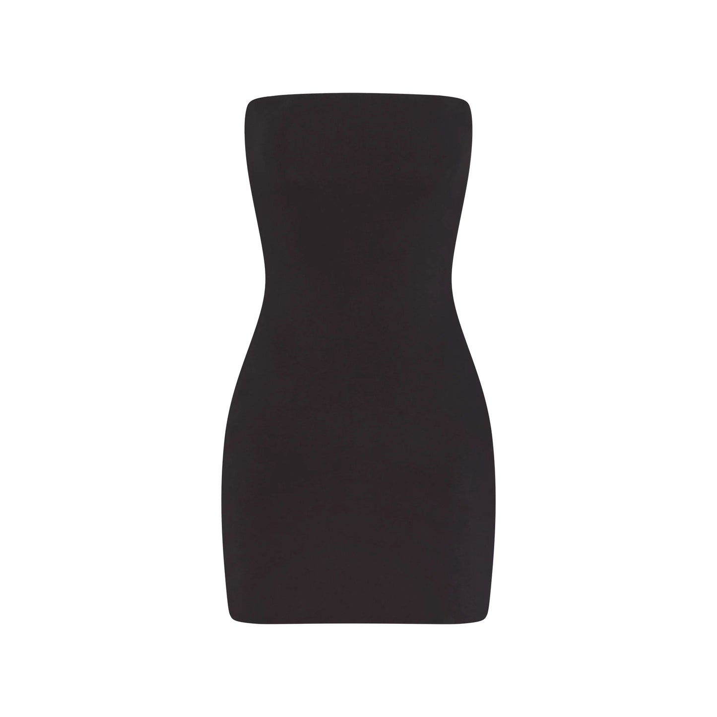 COTTON JERSEY MINI TUBE DRESS | SOOT