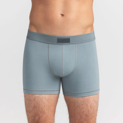 SKIMS COTTON MENS 3" BOXER BRIEF | SKY