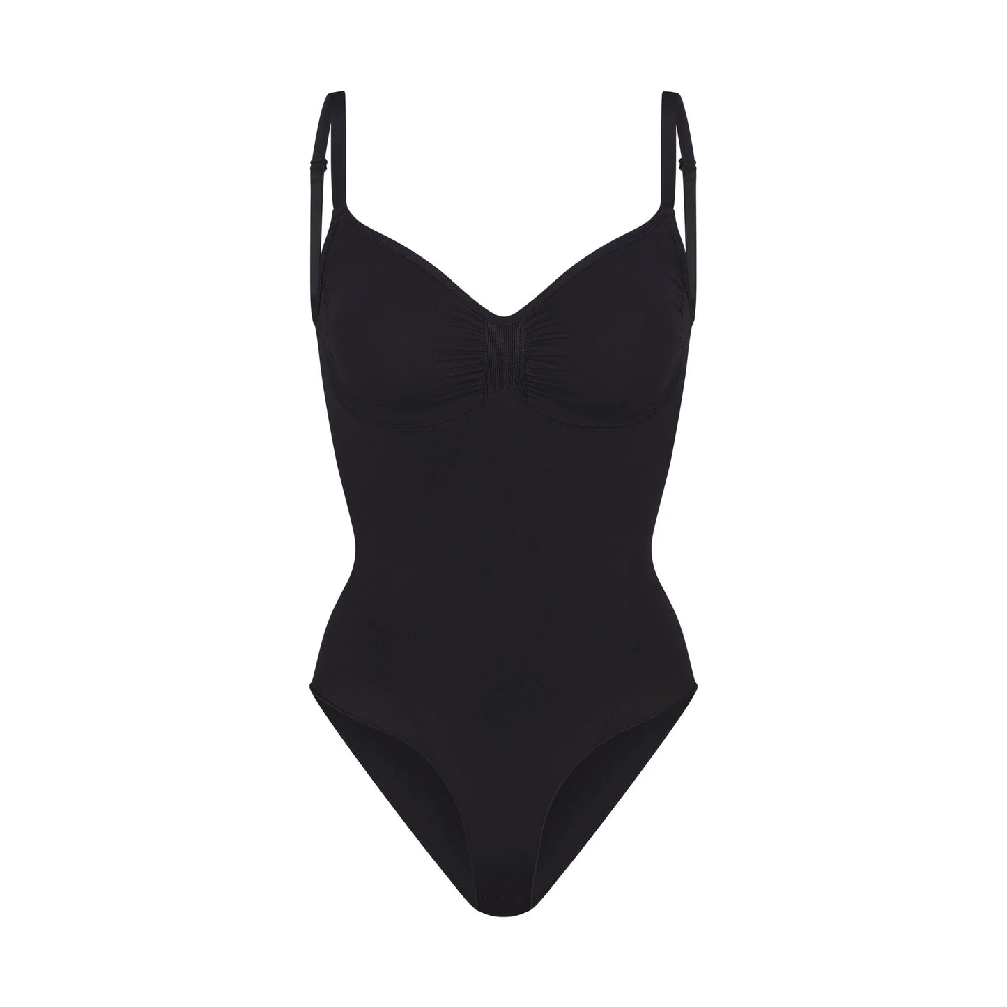 SEAMLESS SCULPT BRIEF BODYSUIT | ONYX