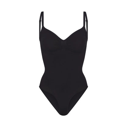 SEAMLESS SCULPT BRIEF BODYSUIT | ONYX