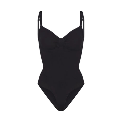 SEAMLESS SCULPT BRIEF BODYSUIT | ONYX