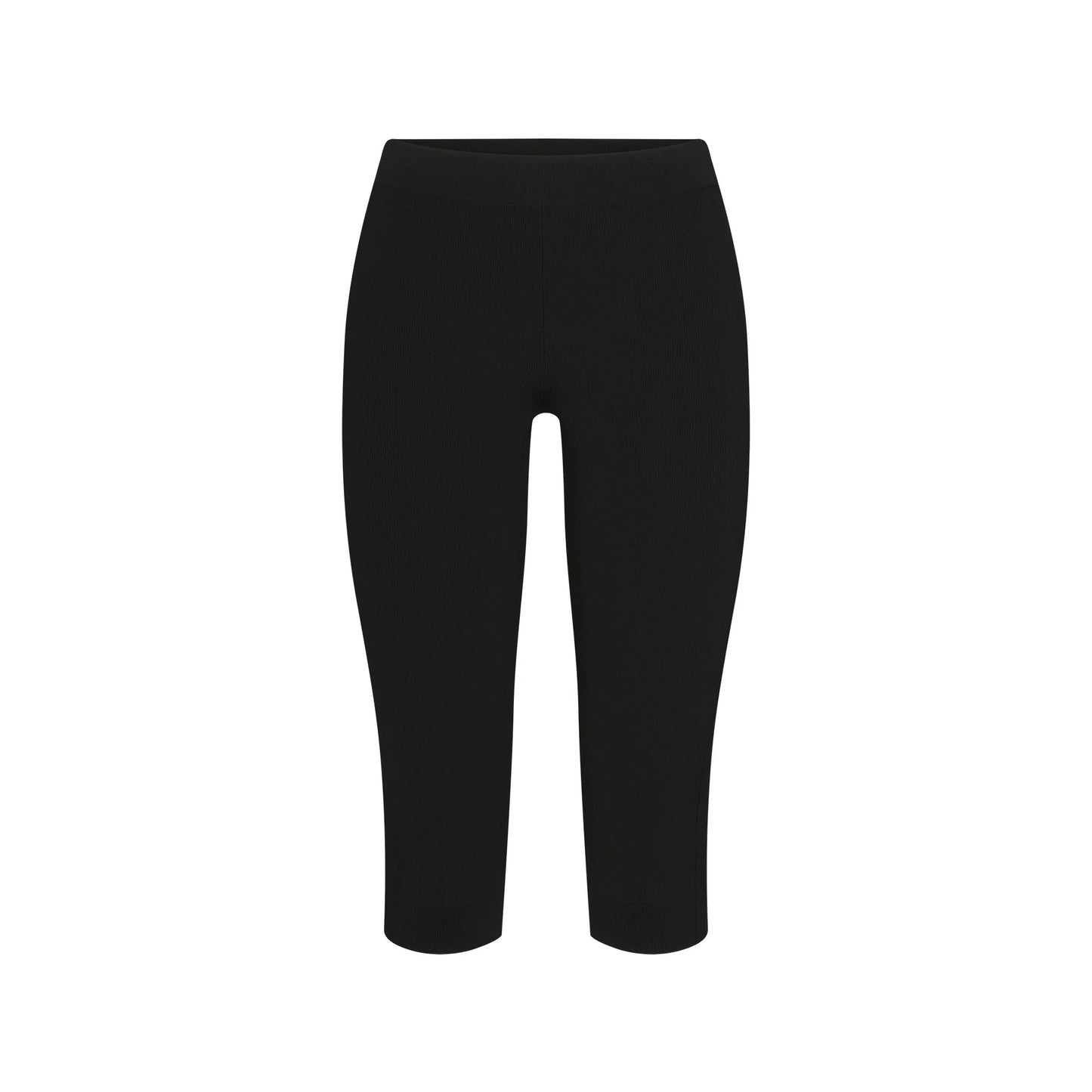 REFINED KNIT CAPRI | OBSIDIAN