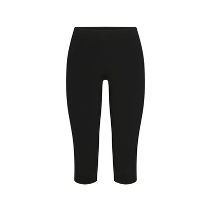 REFINED KNIT CAPRI | OBSIDIAN