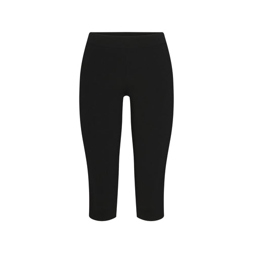 REFINED KNIT CAPRI | OBSIDIAN