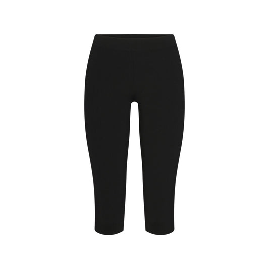 REFINED KNIT CAPRI | OBSIDIAN