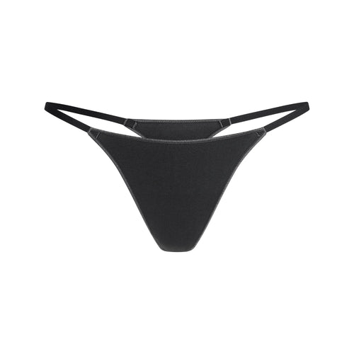 LIGHTWEIGHT COTTON STRING THONG | SOOT TONAL