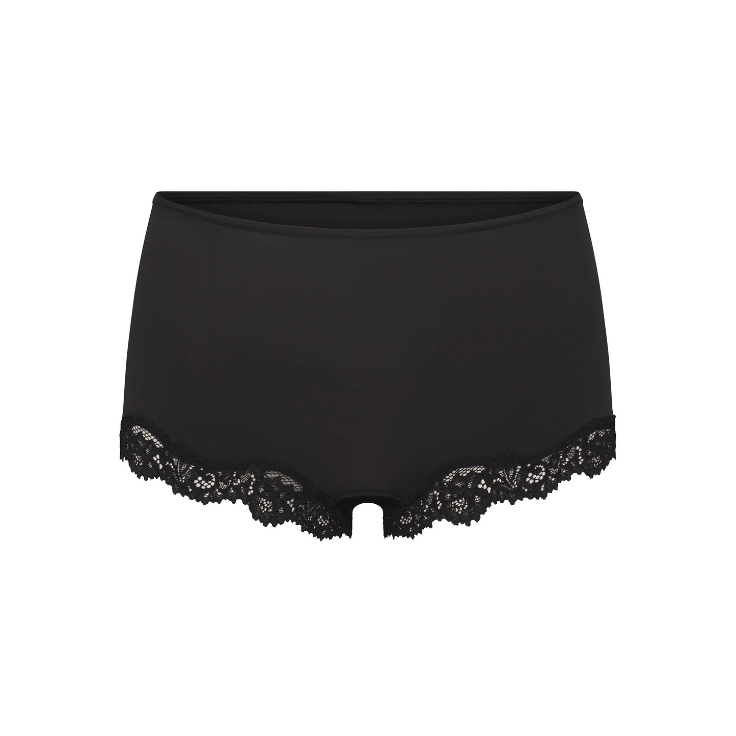 FITS EVERYBODY LACE TRIANGLE CAMI AND BOY SHORT SET | ONYX