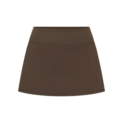 NikeSKIMS MATTE SKORT | DARK SEPIA