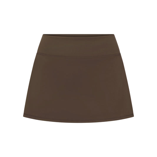 NikeSKIMS MATTE SKORT | DARK SEPIA
