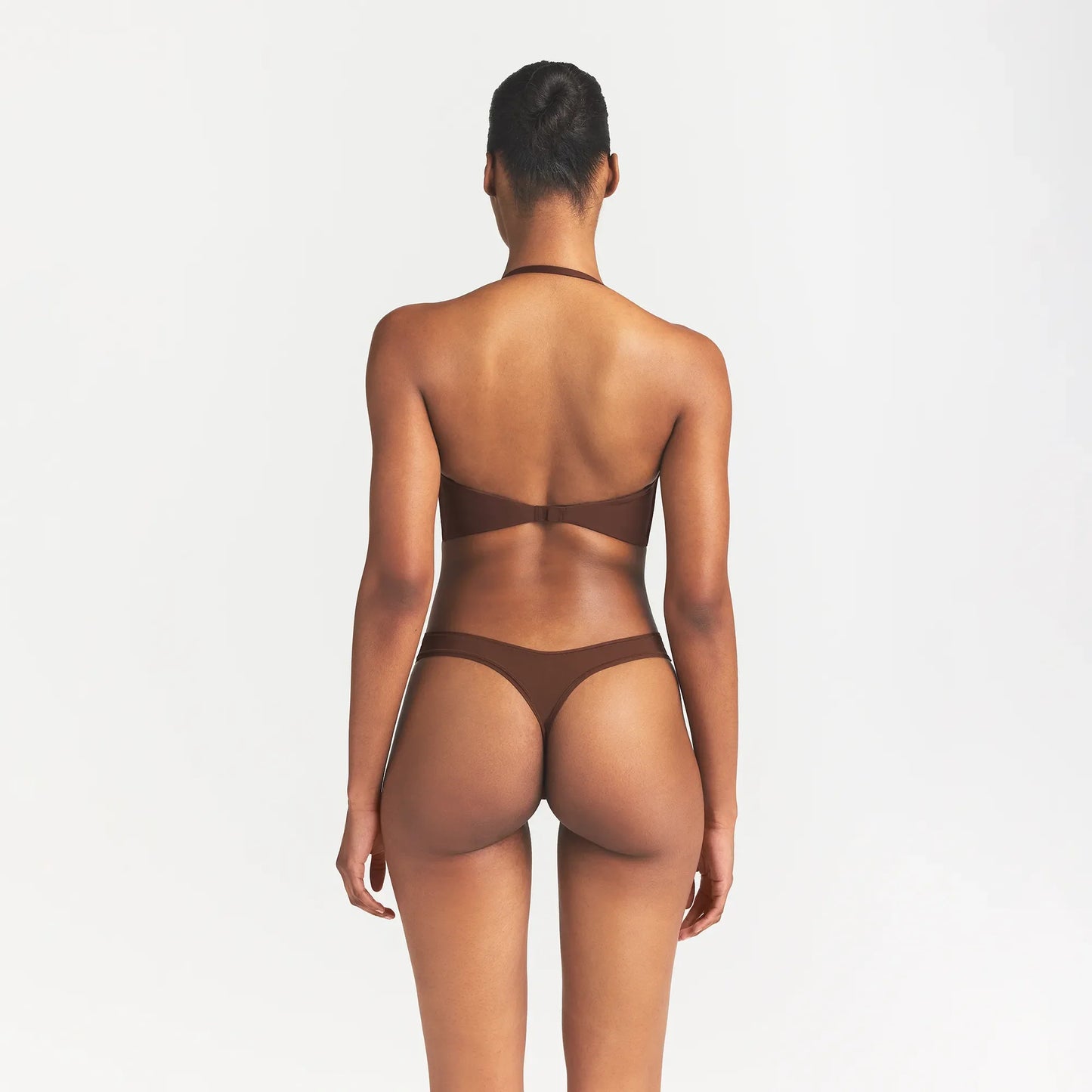 FITS EVERYBODY LOW BACK LONGLINE BRA | COCOA