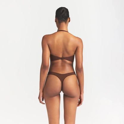FITS EVERYBODY LOW BACK LONGLINE BRA | COCOA
