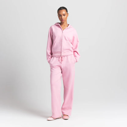 COTTON FLEECE CLASSIC ZIP UP HOODIE | HALITE