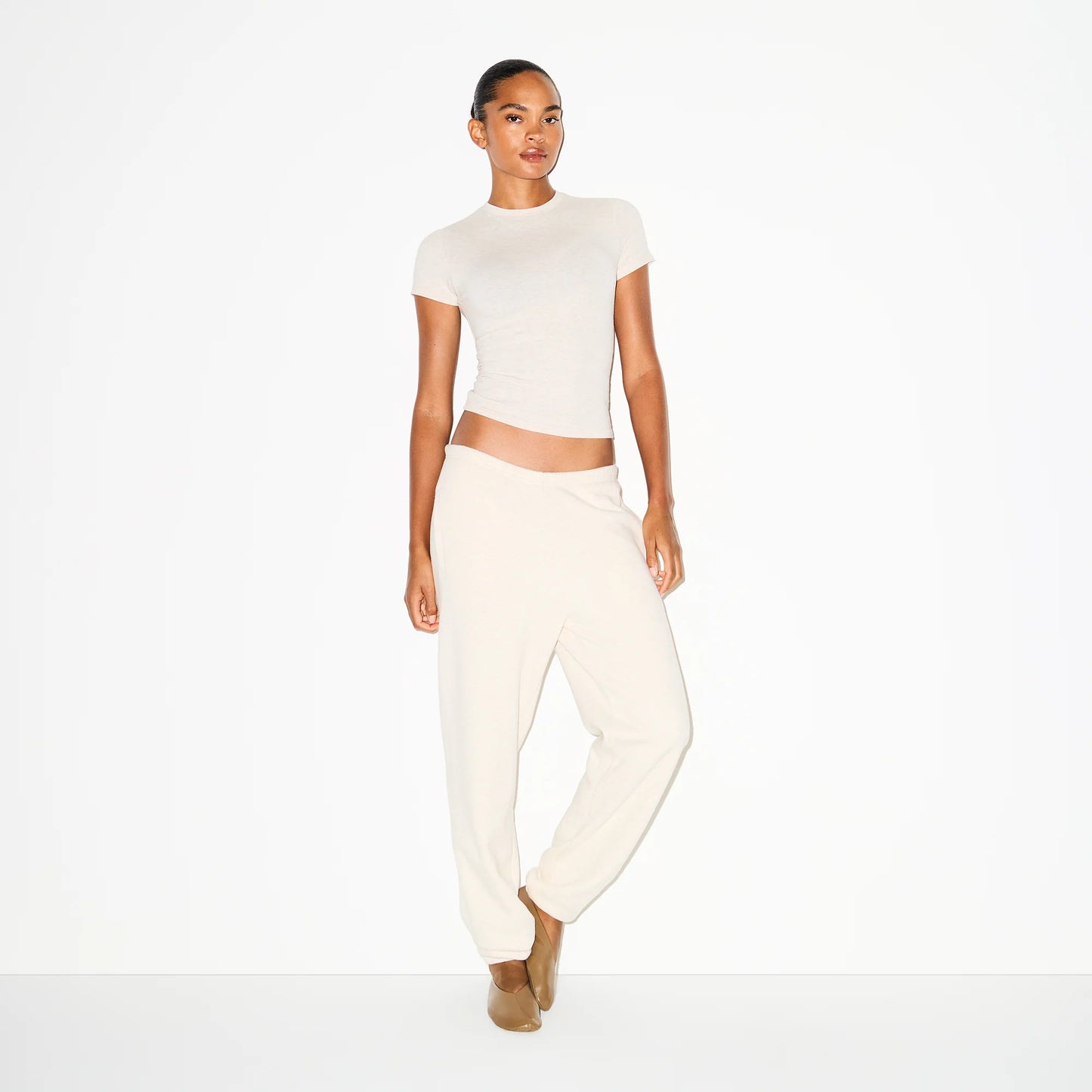 COTTON FLEECE CLASSIC JOGGER | OATMEAL HEATHER