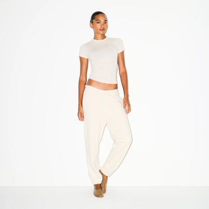 COTTON FLEECE CLASSIC JOGGER | OATMEAL HEATHER