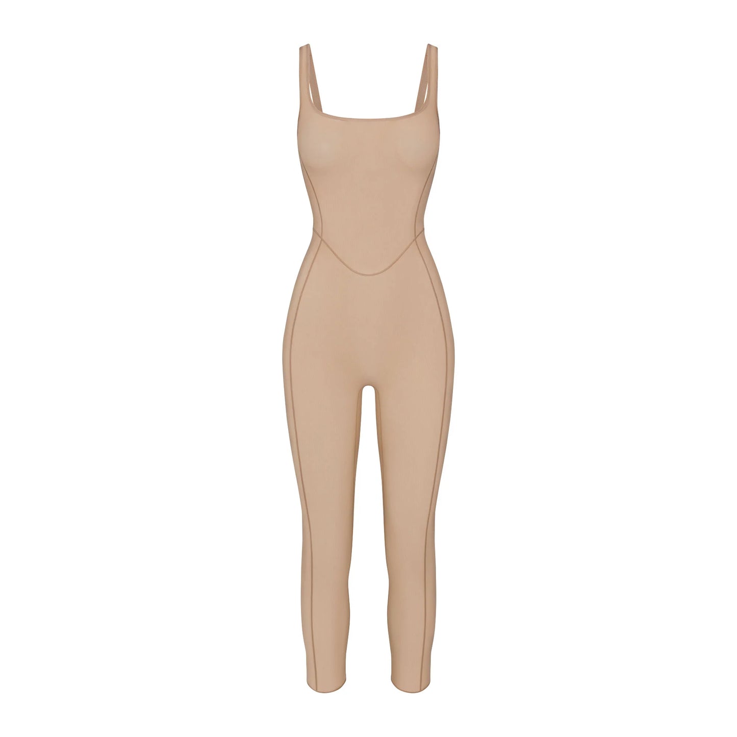 POWER MESH SHAPEWEAR CATSUIT | CLAY