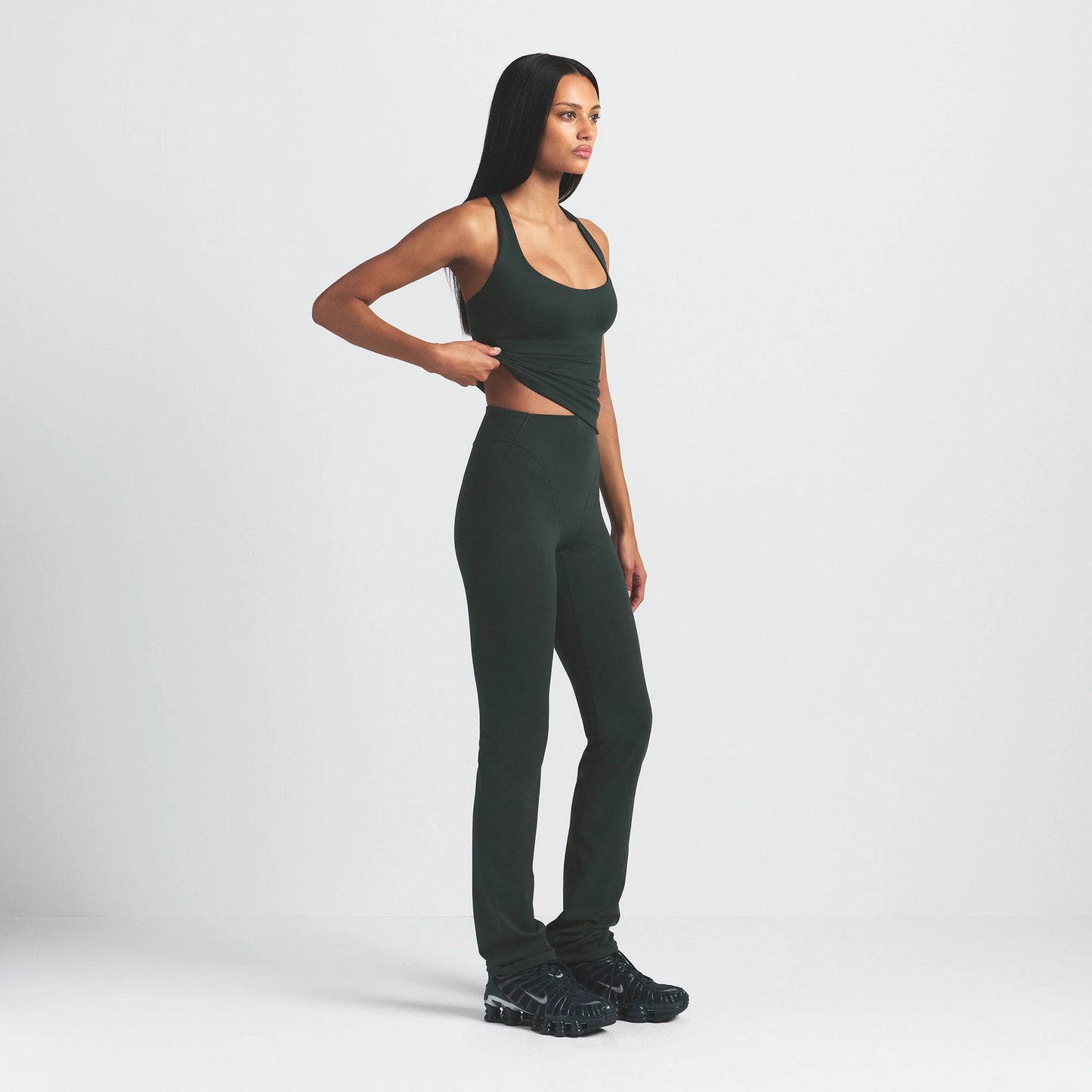 NikeSKIMS MATTE V-LINE 39" STRAIGHT LEGGING | DARK TEAL
