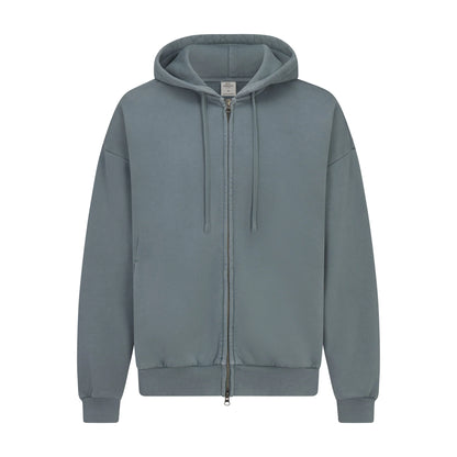 HEAVYWEIGHT FLEECE ZIP UP HOODIE | KYANITE