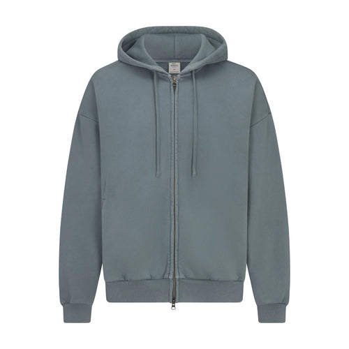 HEAVYWEIGHT FLEECE ZIP UP HOODIE | KYANITE