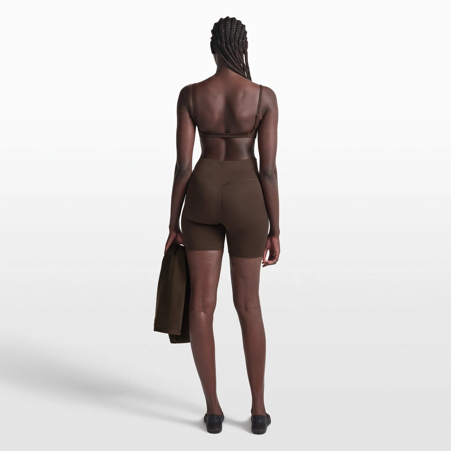 NikeSKIMS MATTE MICRO BRA | DARK SEPIA