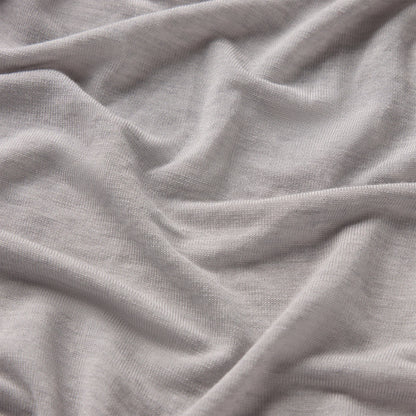 SHEER MODAL LONG SLEEVE BOATNECK TOP | HEATHER GREY