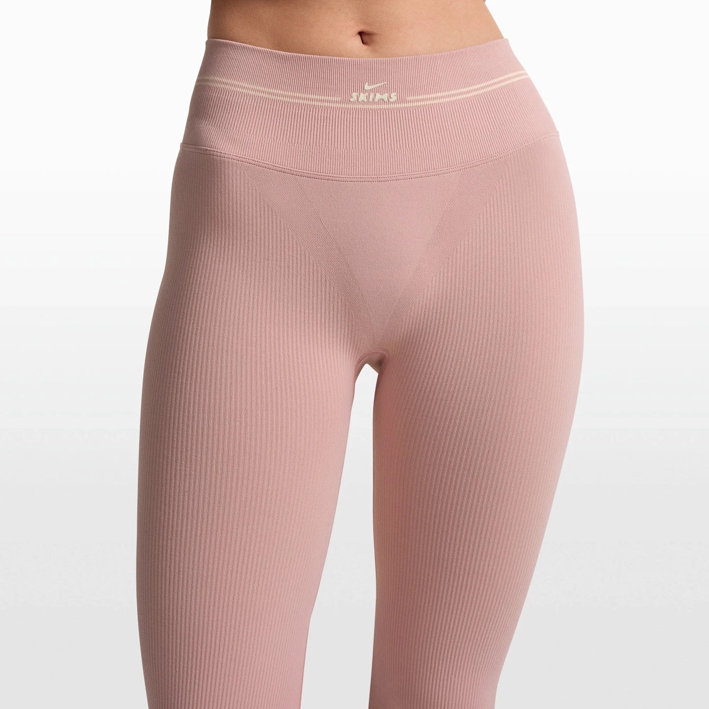 NikeSKIMS RIBBED SEAMLESS 34" STRAIGHT LEGGING | HIMALAYAN