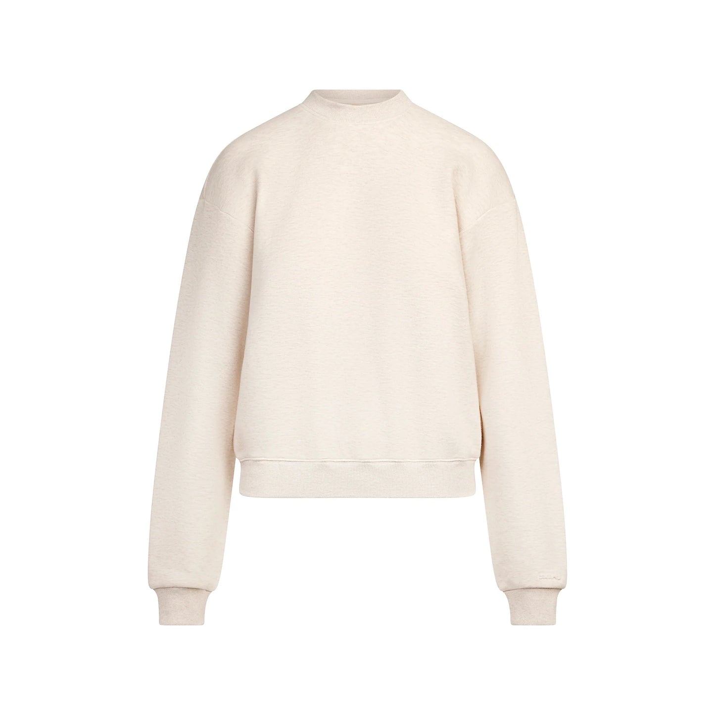 COTTON FLEECE CLASSIC CREWNECK | OATMEAL HEATHER