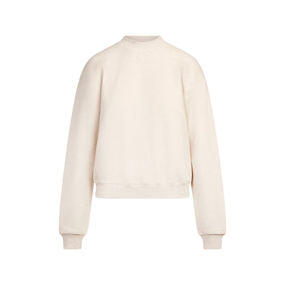 COTTON FLEECE CLASSIC CREWNECK | OATMEAL HEATHER