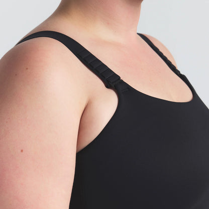 NikeSKIMS MATTE WIDE STRAP BRA | OBSIDIAN