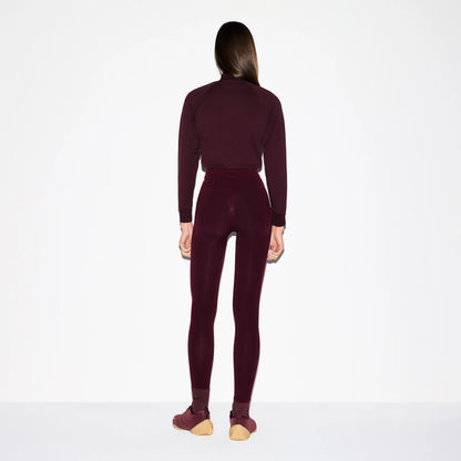 NikeSKIMS MATTE TRICOT TRACK JACKET | CURRANT