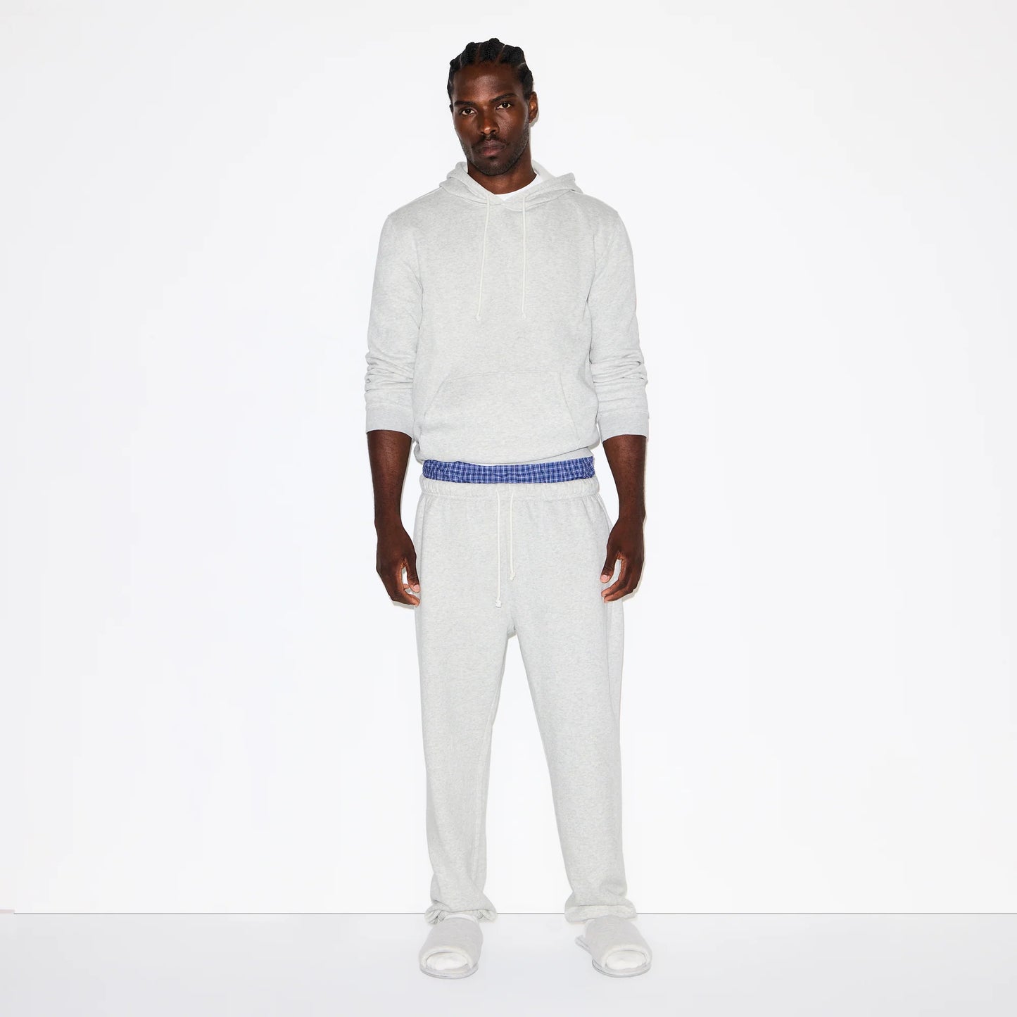 FLEECE LOUNGE MENS RELAXED JOGGER | LIGHT HEATHER GREY