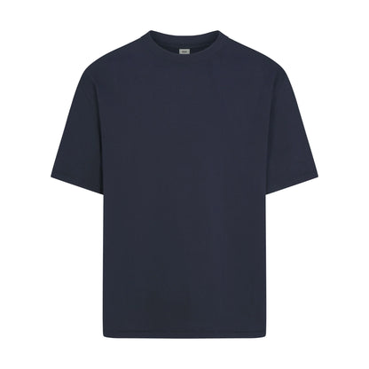HEAVYWEIGHT COTTON MENS RELAXED T-SHIRT | BLUE BLACK