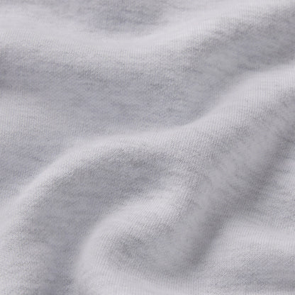 COTTON FLEECE LONG SHORT | LIGHT HEATHER GREY