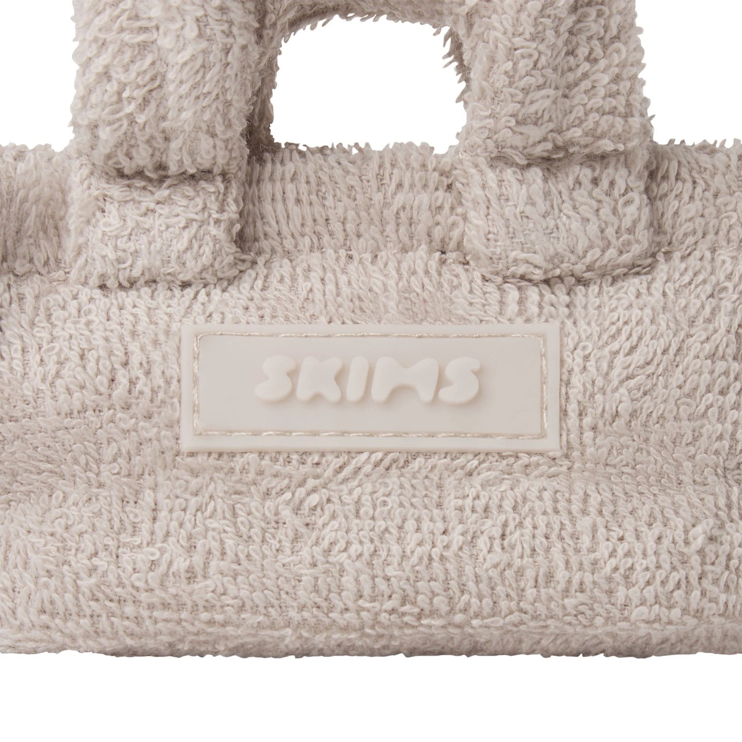 TERRY MICRO TOTE KEYCHAIN | STONE