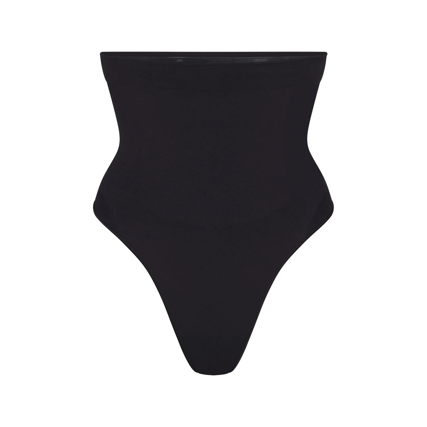 SEAMLESS SCULPT HIGH-WAISTED THONG | ONYX