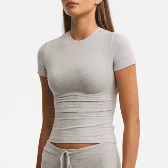 COTTON JERSEY T-SHIRT | BONE