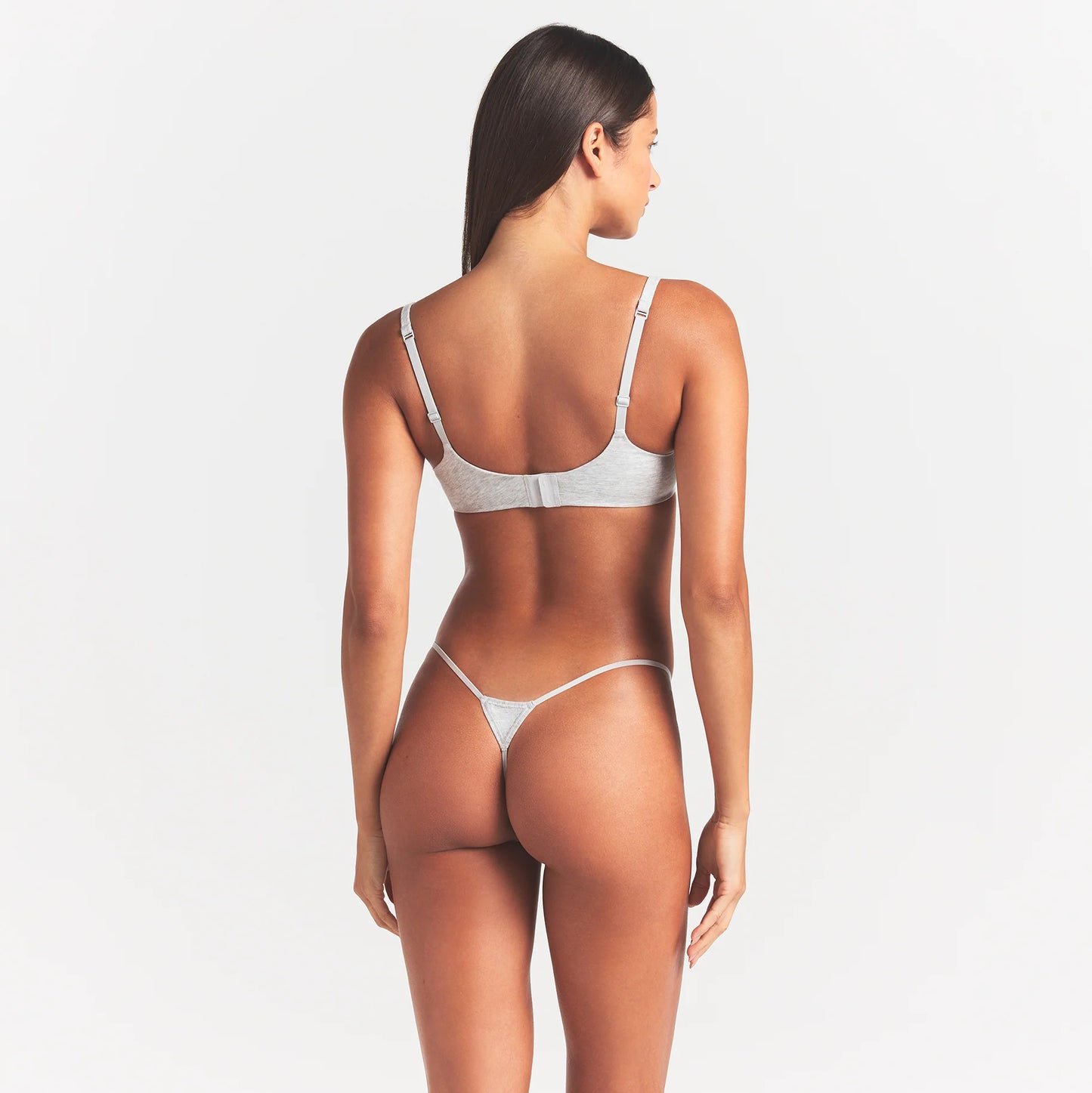EVERYDAY COTTON ULTIMATE TEARDROP PUSH-UP BRA | LIGHT HEATHER GREY