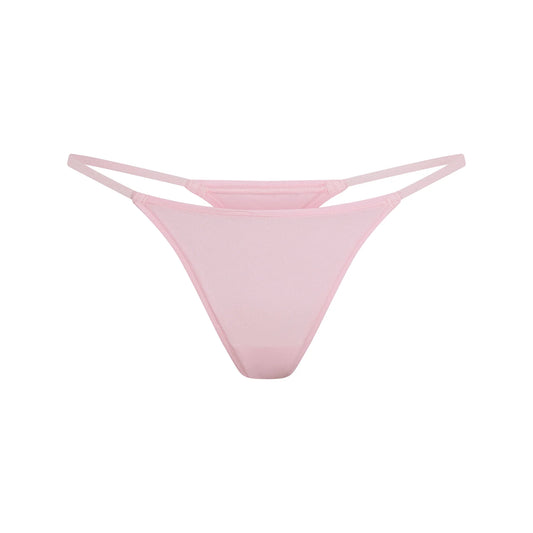 EVERYDAY COTTON STRING THONG | PEONY