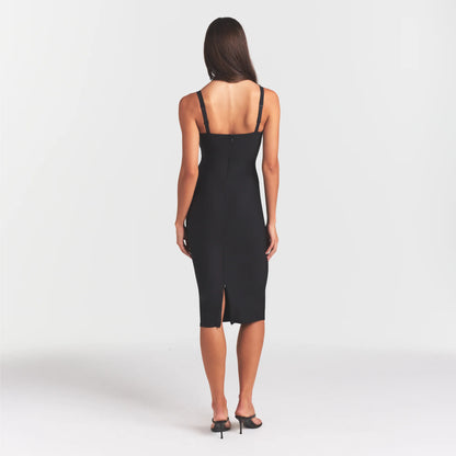 SKIMS BODY MIDI DRESS | ONYX