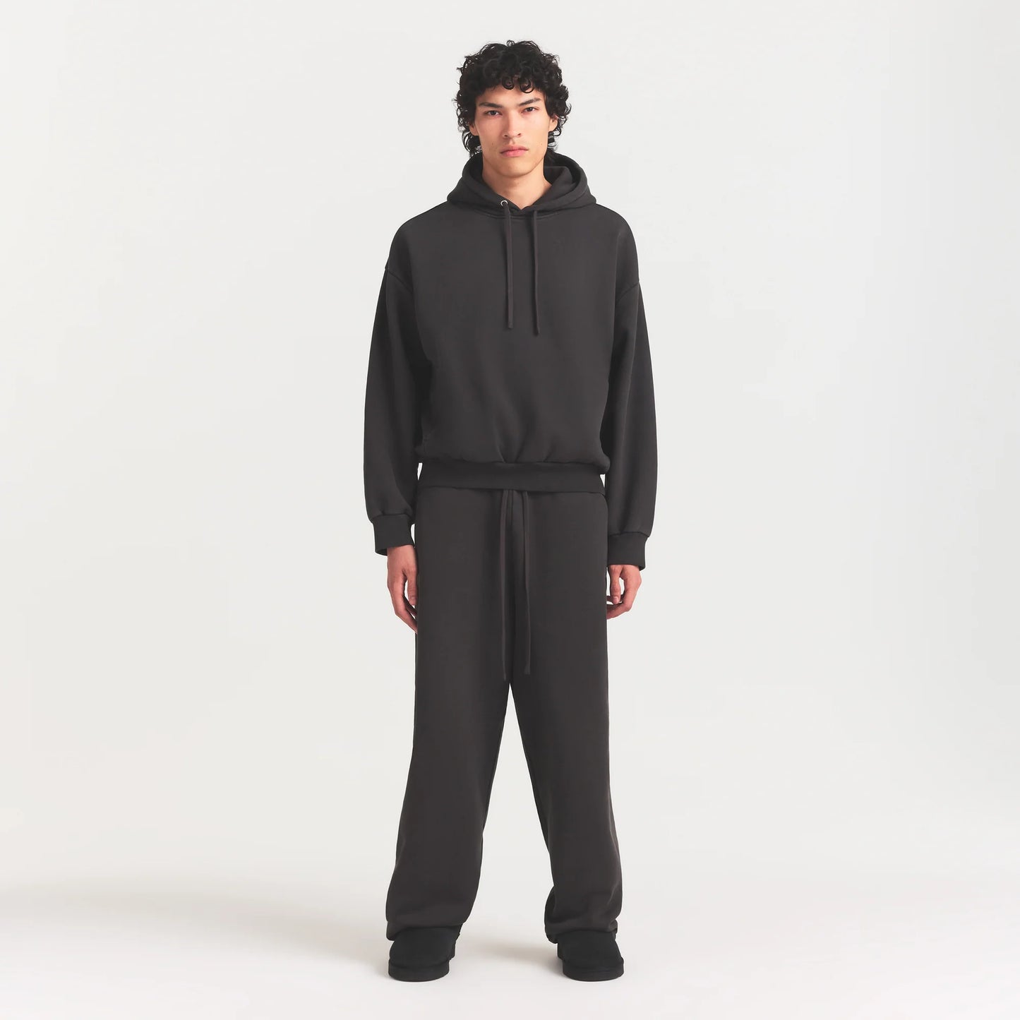 HEAVYWEIGHT FLEECE MENS STRAIGHT LEG PANT | WASHED ONYX