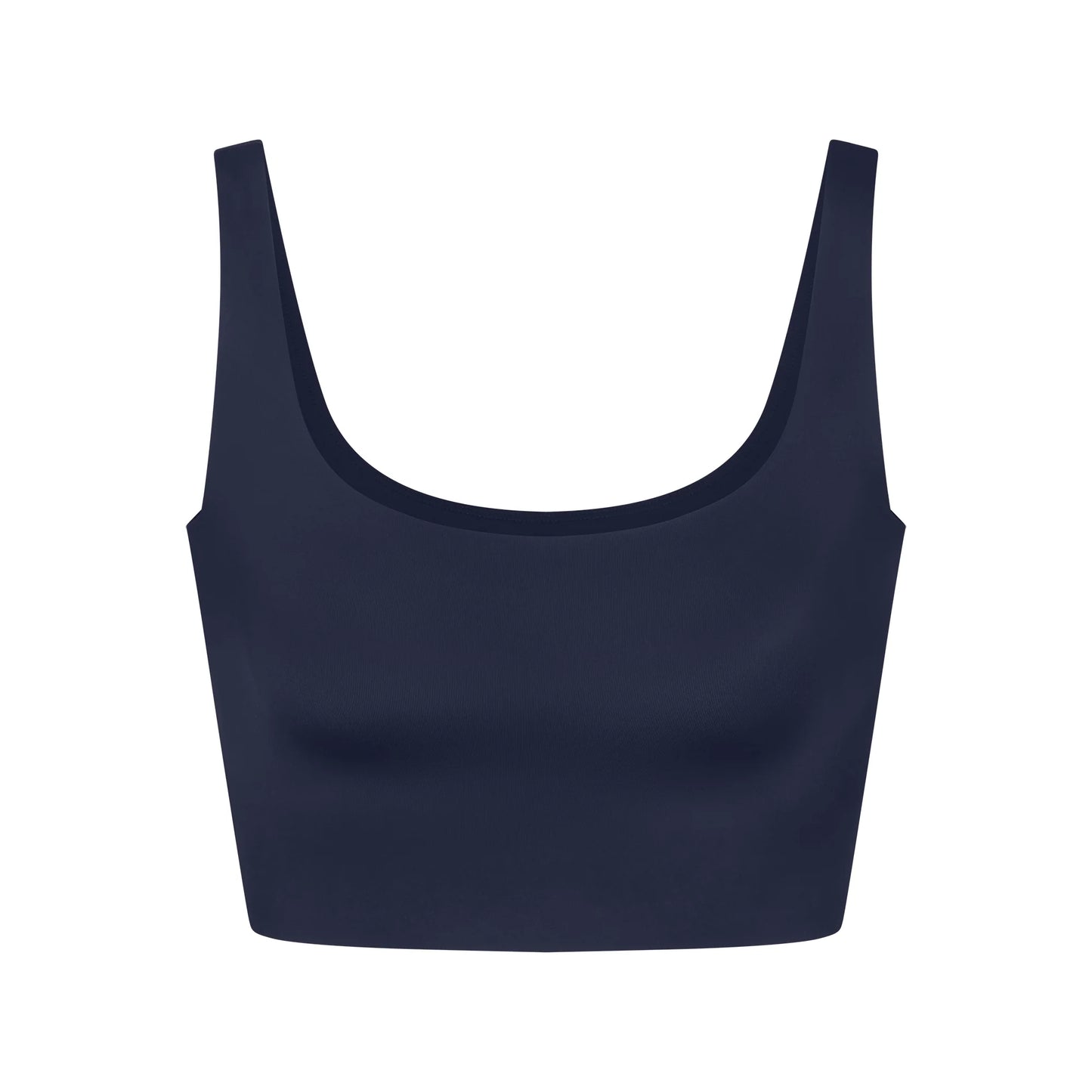 NikeSKIMS SHINE SCOOP NECK BRA TOP | NAVY