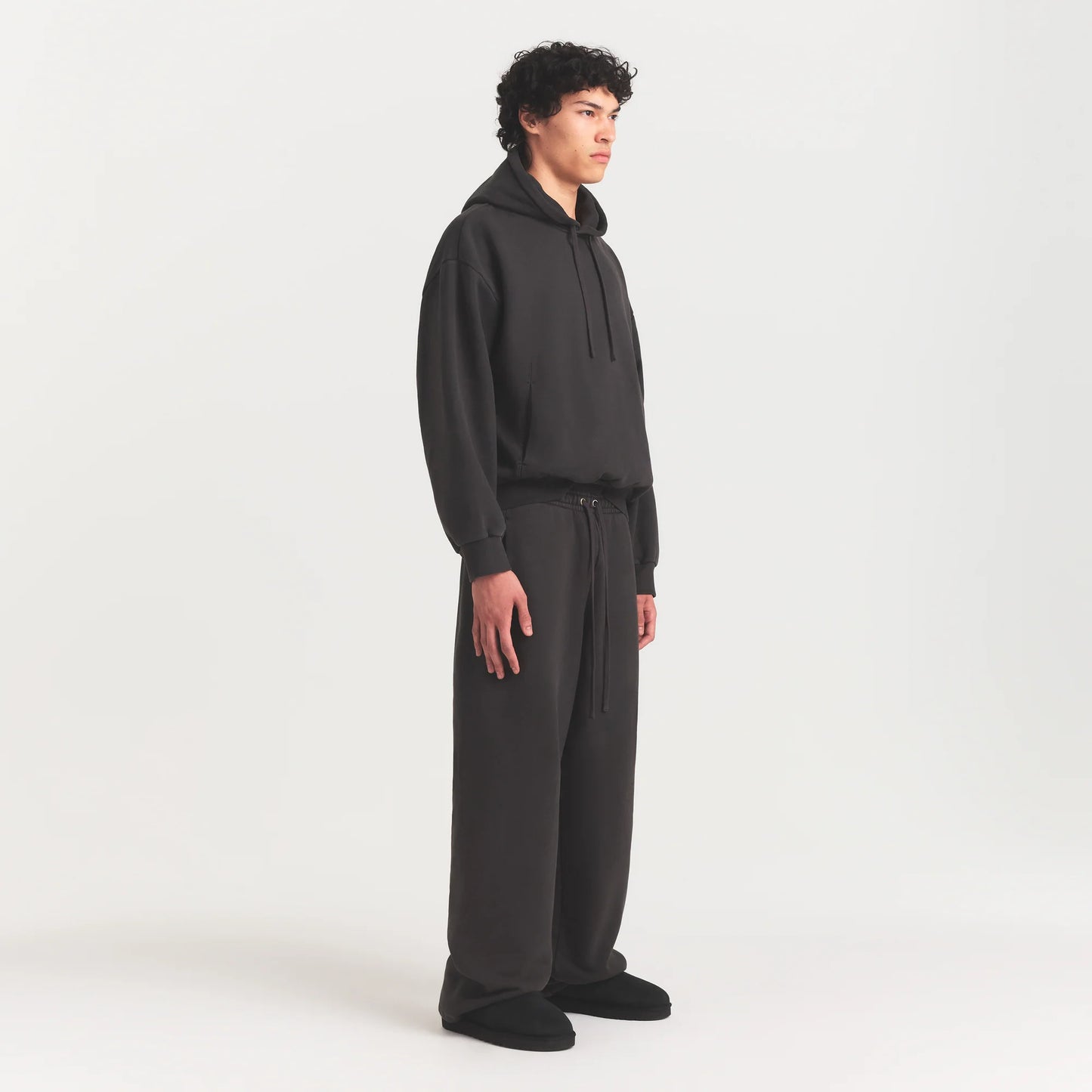 HEAVYWEIGHT FLEECE MENS STRAIGHT LEG PANT | WASHED ONYX