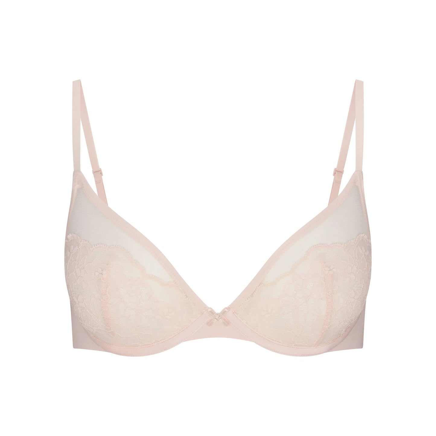 SKIMS LACE UNLINED DEMI BRA | PRIMROSE