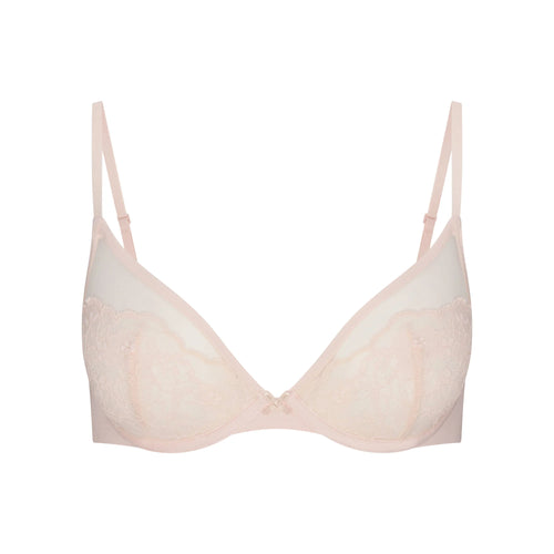 SKIMS LACE UNLINED DEMI BRA | PRIMROSE