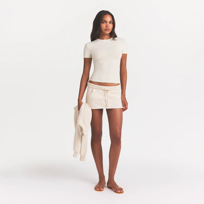 COTTON JERSEY T-SHIRT | BONE