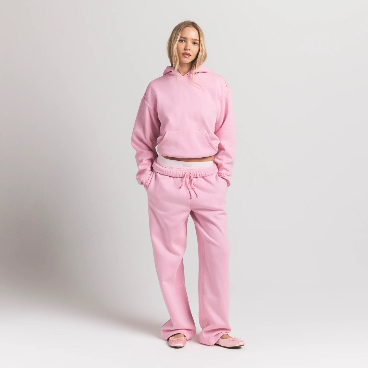 COTTON FLEECE CLASSIC STRAIGHT LEG PANT | HALITE
