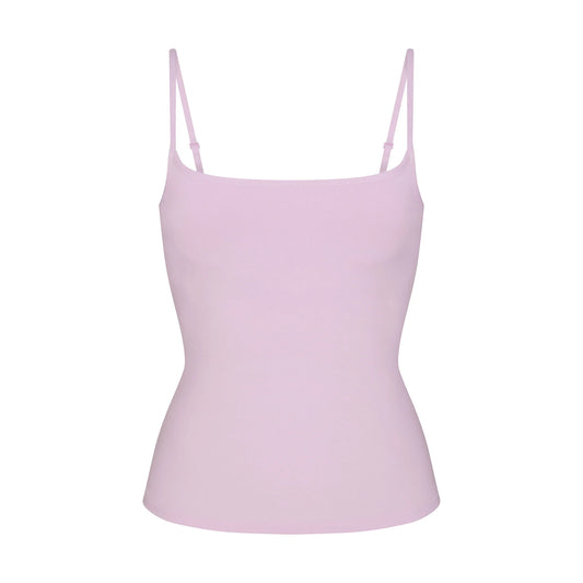 COTTON JERSEY SCOOP NECK CAMI | SUGAR PLUM