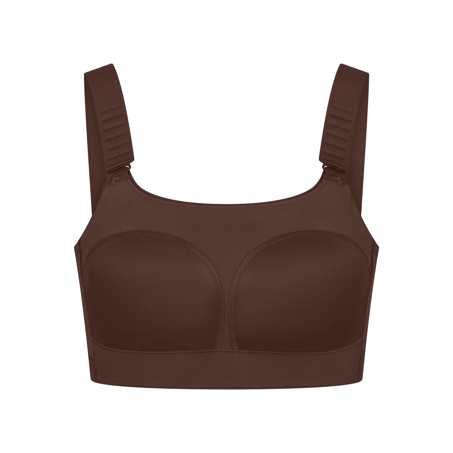 NikeSKIMS MATTE WIDE STRAP BRA | DARK SEPIA