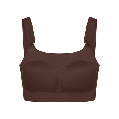 NikeSKIMS MATTE WIDE STRAP BRA | DARK SEPIA